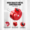 4Pcs PVC Pipe Reamer Kit, Plastic Pipe Fitting Socket Saver Tool Kit, Includes 1-1/2", 2", 3", 4", For PVC, CPVC, And ABS Fittings, With Tool Box, For Exhaust, Drain, Water Pipes Cleaning