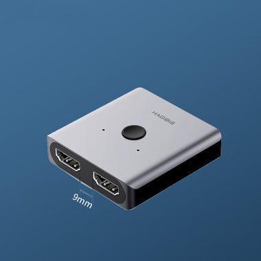 Haibeisi Hdmi One Point Two Switcher Two Input One Output Converter Splitter Split Screen Device HD Line 1 Input 2 One Drag Two Splitter 4K Computer TV Monitor One To Two Video