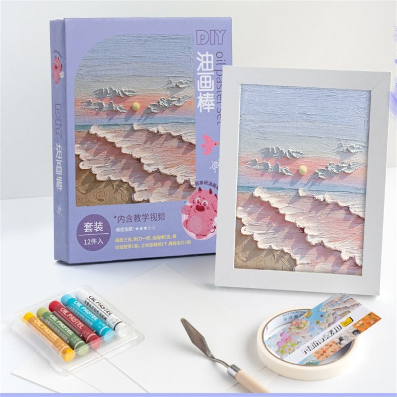 Drawing Paper Scraper Tool Set Special Picture Frame Hand Diy