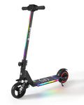 SIMATE S5 Fashion Trend Portable Kick Scooter for Kids Teens Foldable Scooter With Adjustable Handlebars Height LED Holiday Gift
