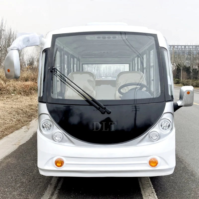 New Classic Shuttle Electric Multifunctional Tourist Transportation Tour 14 Seats Airport Resort Electric Sightseeing Car