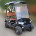 China New 2+2 Seat Electric Car Low Speed Electric Off-Road Vehicle Folding Seat Golf Cart Equipped With 48V 60V 72V Battery