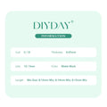 DIYDAY U-shaped 3D 4D 5D 6D Eyelash Extension New Style U Shape W Bloom Lashes Premade Fans Lightweight Fluffy Mink Faux Eyelash