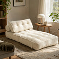 Folding Sofa Bed Convertible Sleeper Chair 1 Seat Floor Sofa Lounge with Back Support Pillow for Living Room Bedroom Guest Room