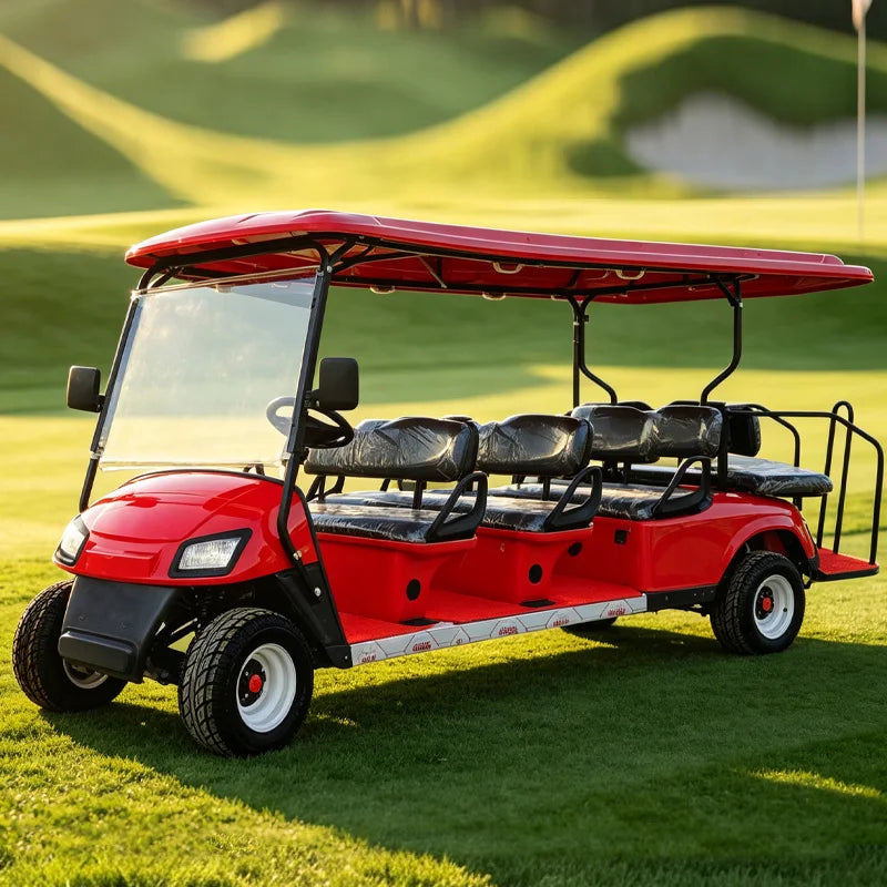Custom Reliable Electric Golf Carts and Sightseeing Vehicles 4-Seater 6-Seater 8-Seater for Resorts Scenic Areas and Villas