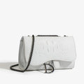 Fashion Ladies Croc Pattern Sequined Chain Crossbody Bag D‑Buckle Shoulder Messenger Handbag Women Evening Party Purse
