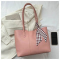 Korean Fashion Large-Capacity Tote Bag for Women Simple Commuter Shoulder Handbag Niche Texture Spring/Summer 2026