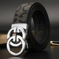 2024 New business Male Famous Style Metal Automatic Buckle Luxury Brand Women Belt Genuine Leather Belts for Men Strap jeans
