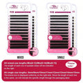 FADVAN YY Shape 6-15mm Lashes 2D 0.07/0.05mm Faux Mink C/D Curl Natural Soft Brazilian Premade Volume Fan Eyelashes Extension