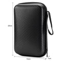 Portable EVA Phone Charger Shaver Zipper Bag Protection Case Hard Disk Data Cable Headphone Storage Pocket Pouch
