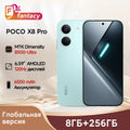 Global Version POCO X8 Pro Smartphone MTK Dimensity 8500-Ultra 6500mAh Battery 6.59" 1.5K 120Hz AMOLED Display 50MP Camera