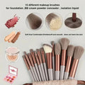 Professional Makeup Brush Set - Soft Fluffy Kabuki & Blending Brushes for Foundation, Powder, Eyeshadow | Beauty Tools Kit