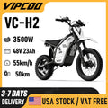 Electric Bike VIPCOO H2 3500W 48V 23AH Electric Motorcycle 12/14" Fat Tire Dirt Bike for Teenagers and Adults