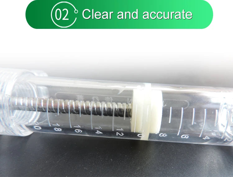 20ml 30ml 50ml 100ml Automatic Injection Veterinary Plastic Steel Syringe for Cattle Sheep Pig Poultry