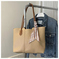 Korean Fashion Large-Capacity Tote Bag for Women Simple Commuter Shoulder Handbag Niche Texture Spring/Summer 2026