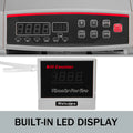 SucceBuy 1000Pcs/Min Money Counter Business Cash Register Euros Bills Fake Banknote Detector by UV & MG Function for Banks Shops
