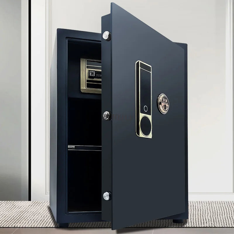 Household 70cm small all-steel large-capacity safe, smart fingerprint mechanical password, bank financial safe deposit box