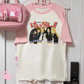 K-on t-shirts women comic t shirt female designer funny graphic clothes