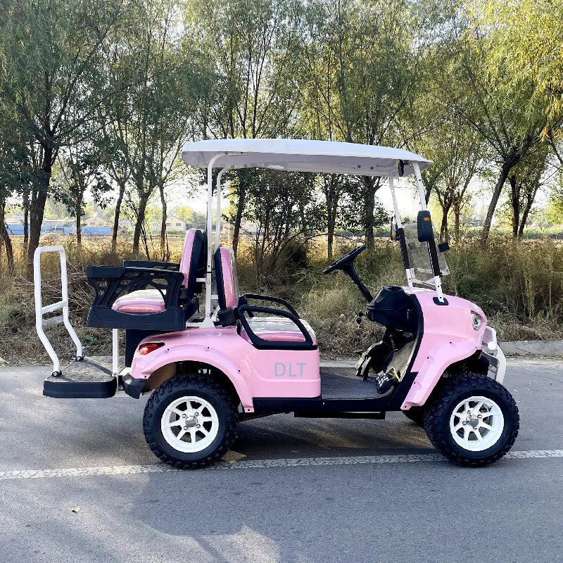 2026 Hot Selling Best New 60V Electric Golf Off-Road Vehicle Hunting Car with 2+2 Seats Golf Cart CE DOT