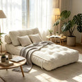 Folding Sofa Bed Convertible Sleeper Chair 1 Seat Floor Sofa Lounge with Back Support Pillow for Living Room Bedroom Guest Room