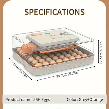 56 Egg Incubator for Hatching Eggs, Egg Incubators with Automatic Egg Turning, Temperature and Humidity Control, Egg Candler, Automatic Water Bottle Refill, Incubator for Chicken, Ducks, Goose