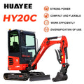 2-Ton Mini Excavator (Powered by Kubota Engine) — Equipped with Cab; Customization Available.