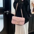 2025Small Fragrant Wind Bag Handbag Rhombic Chain Bag 2026 New One-shoulder Messenger Bag Joker High Sense Small Square Bag Tide