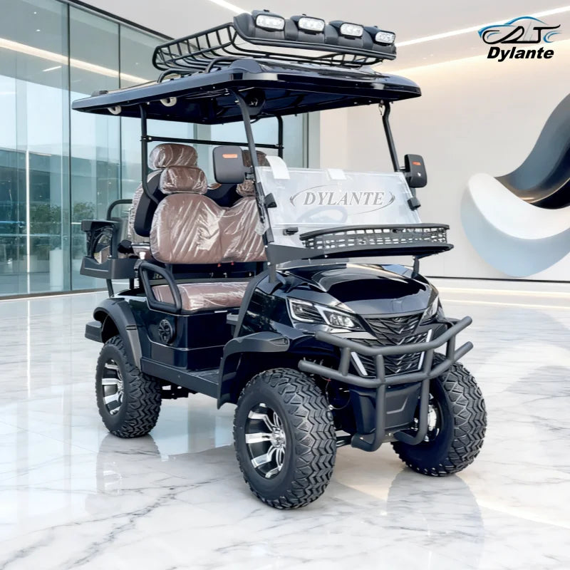 New 5kw Lithium Battery Off-road Hunting Car 4-Seater Club Car Multi-Function Electric Golf Cart Supports Color Customization