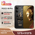 Global Version POCO X8 Pro Smartphone MTK Dimensity 8500-Ultra 6500mAh Battery 6.59" 1.5K 120Hz AMOLED Display 50MP Camera