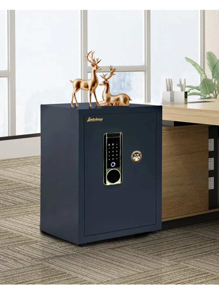 Household 70cm small all-steel large-capacity safe, smart fingerprint mechanical password, bank financial safe deposit box