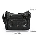 Multi Pocket Soft Leather Crossbody Bag Luxury Purses Handbags Women's Bag Designer Shoulder Messenger Bags for Women