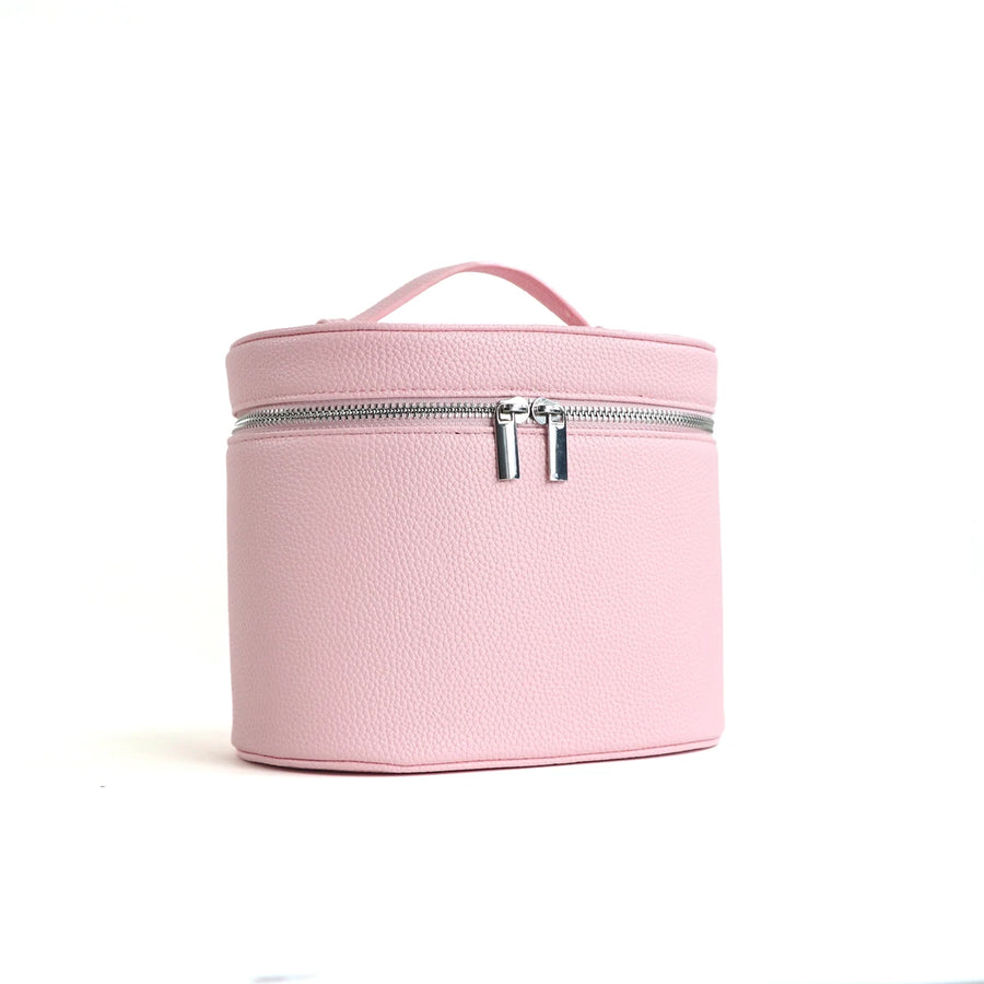 Customizable Names and Letters, Travel Portable Cosmetic Bag Large-capacity PU Leather Cosmetic Box with Internal Storage Box,