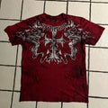 European and American Summer Men's Fashion Gothic Skull Print Comfortable Breathable Round Neck T-shirt Outdoor Street Top