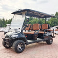 China New 2+2 Seat Electric Car Low Speed Electric Off-Road Vehicle Folding Seat Golf Cart Equipped With 48V 60V 72V Battery