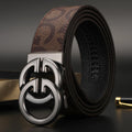 2024 New business Male Famous Style Metal Automatic Buckle Luxury Brand Women Belt Genuine Leather Belts for Men Strap jeans