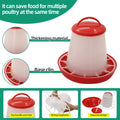 3kg+3L Chicken Feeder And Waterer Water Food Dispenser Automatic Chicken Birds Chick Waterer Feeding Bucket Container Supply