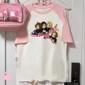 K-on t-shirts women comic t shirt female designer funny graphic clothes