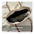 Korean Fashion Large-Capacity Tote Bag for Women Simple Commuter Shoulder Handbag Niche Texture Spring/Summer 2026