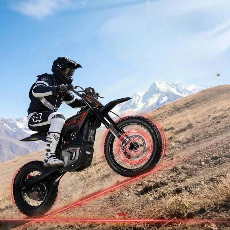 QQW Valtinsu Em5 Pro Off-Road Electric Motorcycle 5600W Off-Road Electric Motorcycle, All-Terrain Motorcycle 80km/h, Off-Road Mo