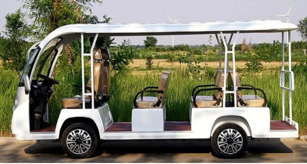 New Classic Shuttle Electric Multifunctional Tourist Transportation Tour 14 Seats Airport Resort Electric Sightseeing Car