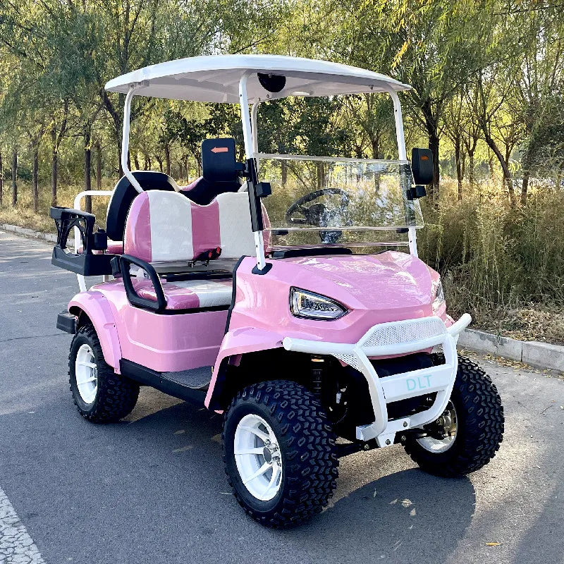 2026 Hot Selling Best New 60V Electric Golf Off-Road Vehicle Hunting Car with 2+2 Seats Golf Cart CE DOT