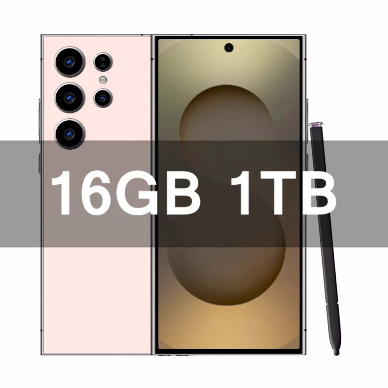 2025 New Global version S25 Ultra smartphone 7.3inch HD Android14 Snapdragon 8gen3 10core dual SIM 5G phone 8000mAh unlock phone