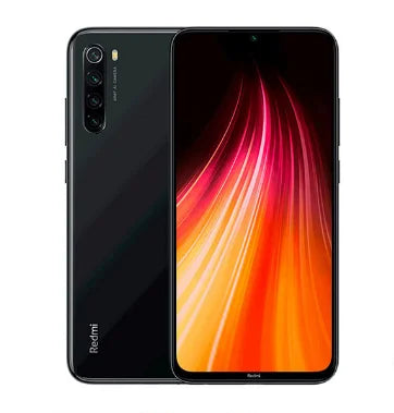 هاتف شاومي ريدمي نوت 8 العالمي بذاكرة ثابتة، مع غطاء للهاتف، هاتف أندرويد أصلي، بطارية 4000 مللي أمبير في الساعة، وكاميرا رباعية