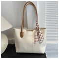 Korean Fashion Large-Capacity Tote Bag for Women Simple Commuter Shoulder Handbag Niche Texture Spring/Summer 2026