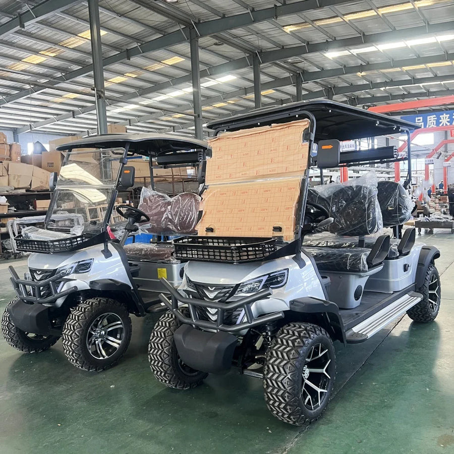 2 4 6 8 Person 48v 60v 72v Electric Lifted Street Legal Golf Carts Off Road Golf Buggy Electric Club Car for Sale