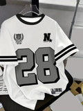 2025 Summer New Men's T-shirt breathable casual sporty digital print outdoor street men's wear