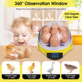 Intelligent Small-Sized 7-Piece Automatic Constant Temperature Incubator For Incubating Chickens, Ducks And Quails.