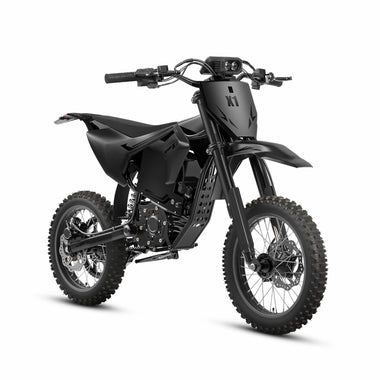 QRONGE X1 Spark Electric Dirt Bike 4500W Peak&Up to 60 Miles 50MPH 60V 28.8Ah Battery E-Bike 14"/12" Fat Tire Electric Motorcycle for Mountain Off-Road Teens Adults + 1 Year Warranty