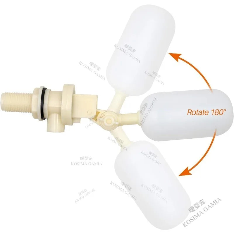 For Farm Livestock 1/2" Cattle Water Float Valve Auto Water Bowl Horse Goat Sheep Pig Dog Trough Anti-Corrosion Durable Supplies