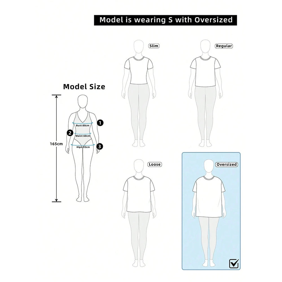 Summer New Y2K Striped 3D Print Casual Oversized Mid-Length Round Neck Drop Shoulder Women Tee Street Fashion Casual Sports Top﻿